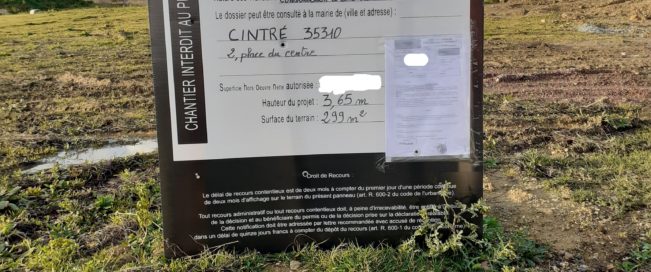 Nouveau permis accordé à Cintré (35)